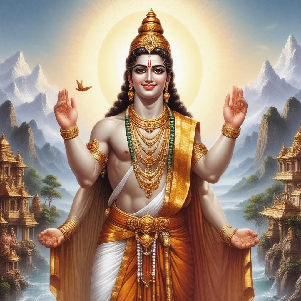 AI-created image of Ishvara (God)