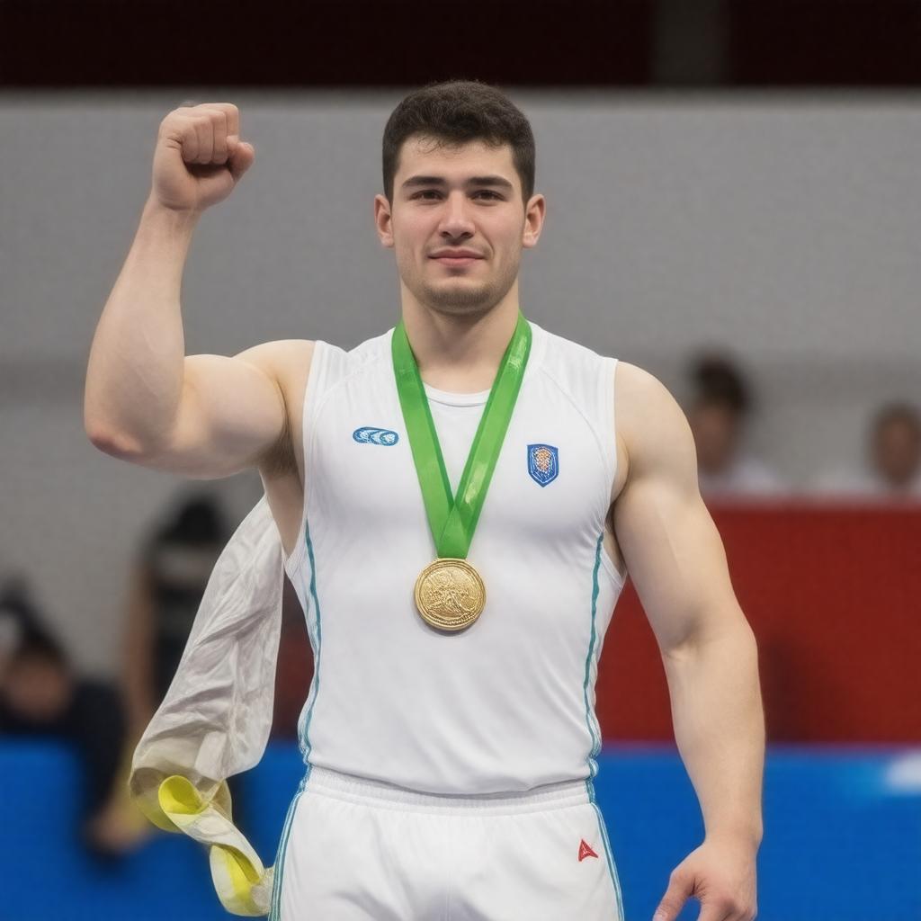 AI-created image of Islam-Beka Albiev