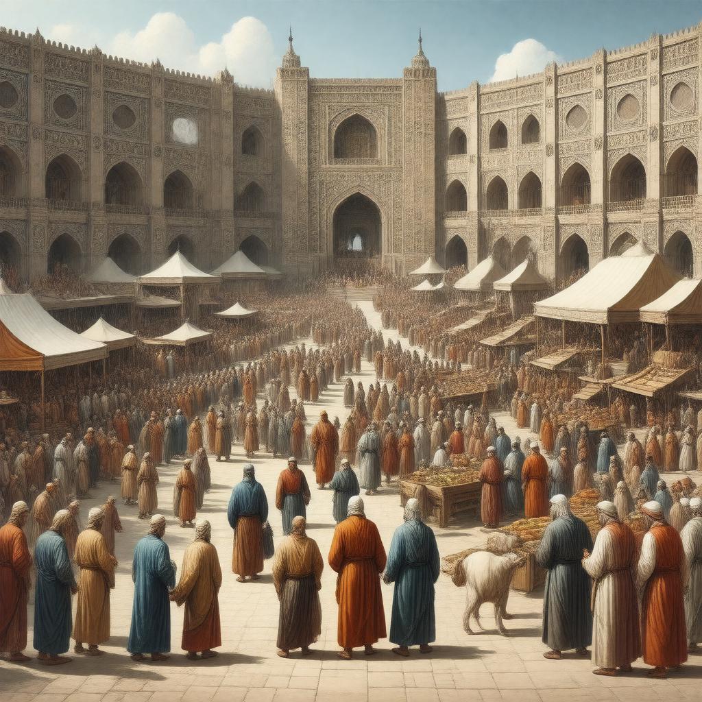 AI-created image of Islamic Golden Age