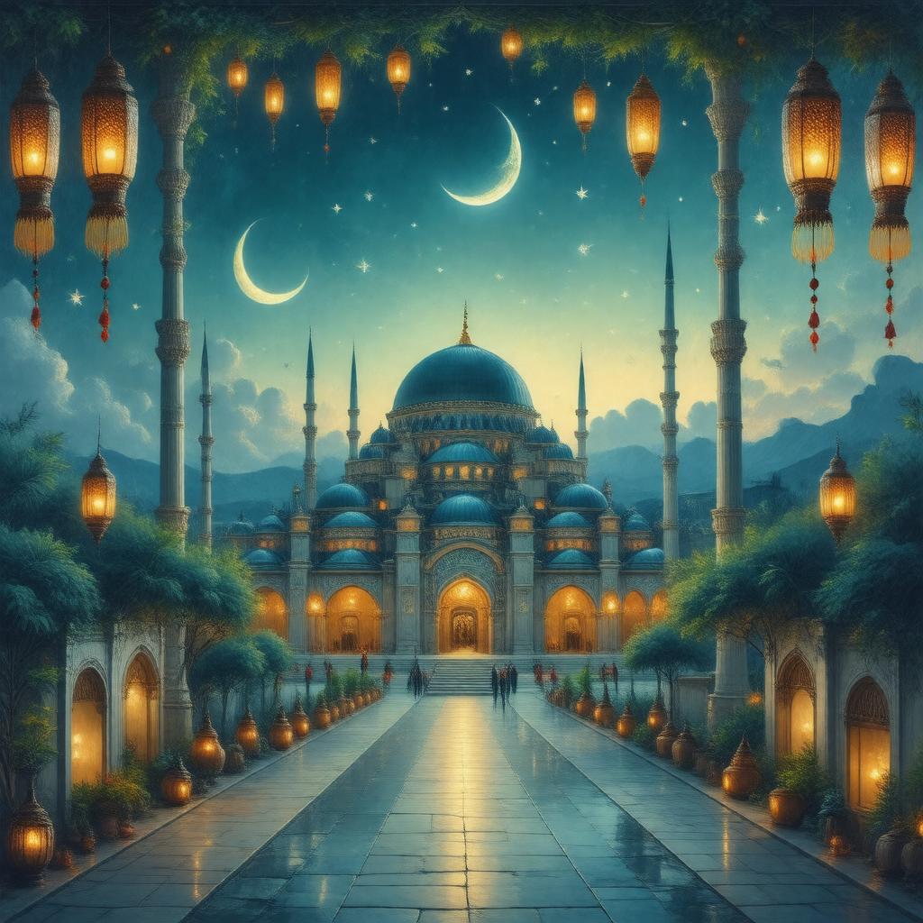 AI-created image of Islamic New Year
