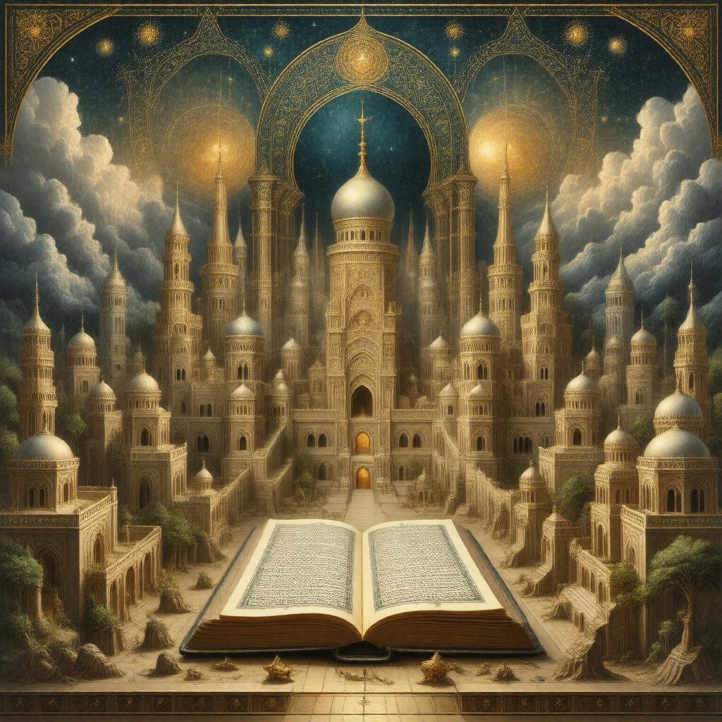 AI-created image of Islamic Sharia