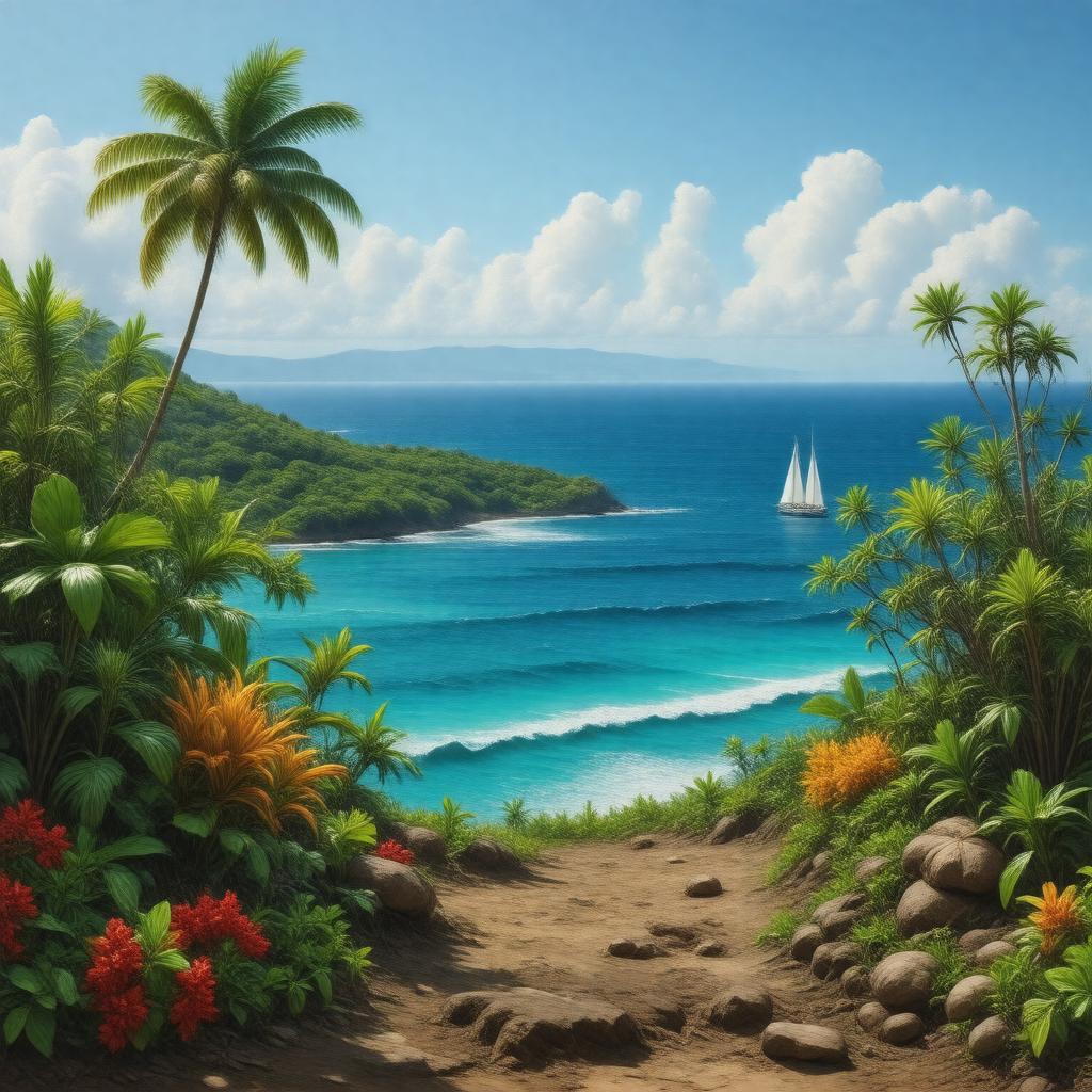 Click to view larger image AI-created image of Island of Spice