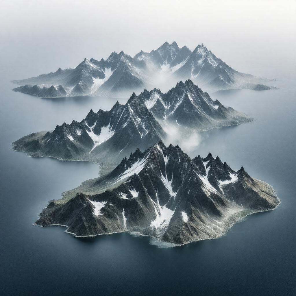 AI-created image of Islands of Four Mountains