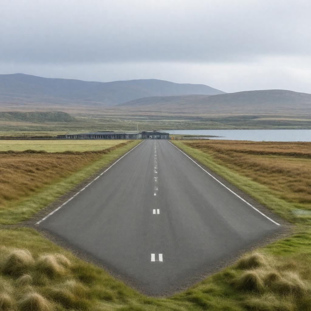 Click to view larger image AI-created image of Islay Airport