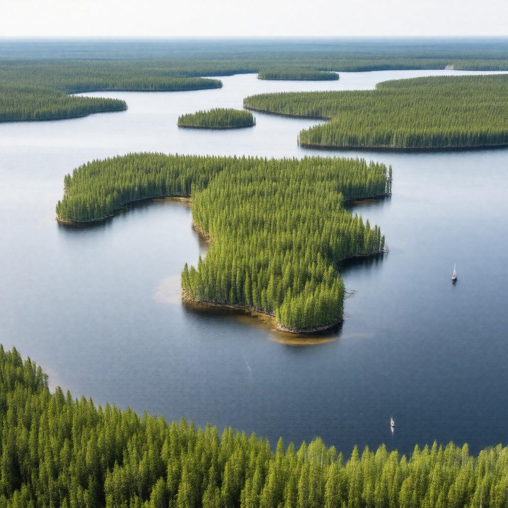 AI-created image of Isle Royale