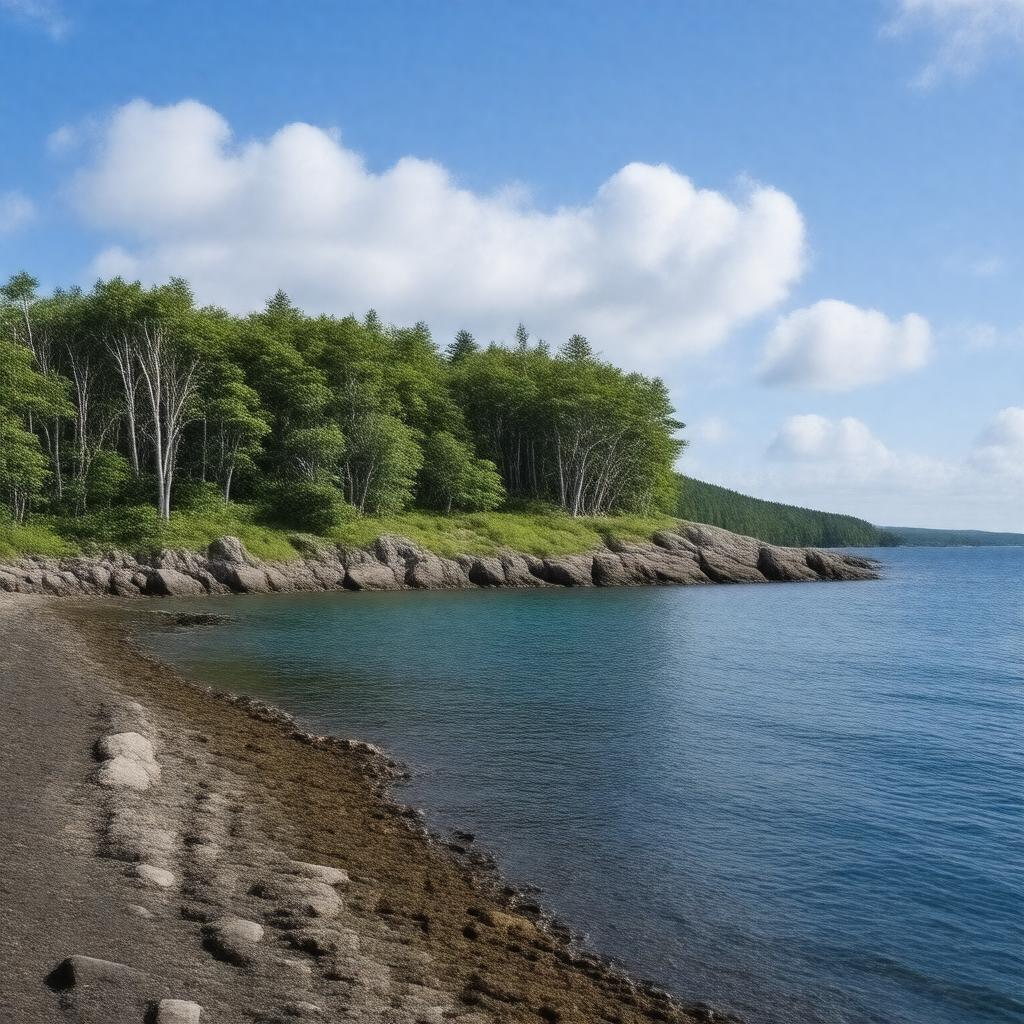 AI-created image of Isle au Haut