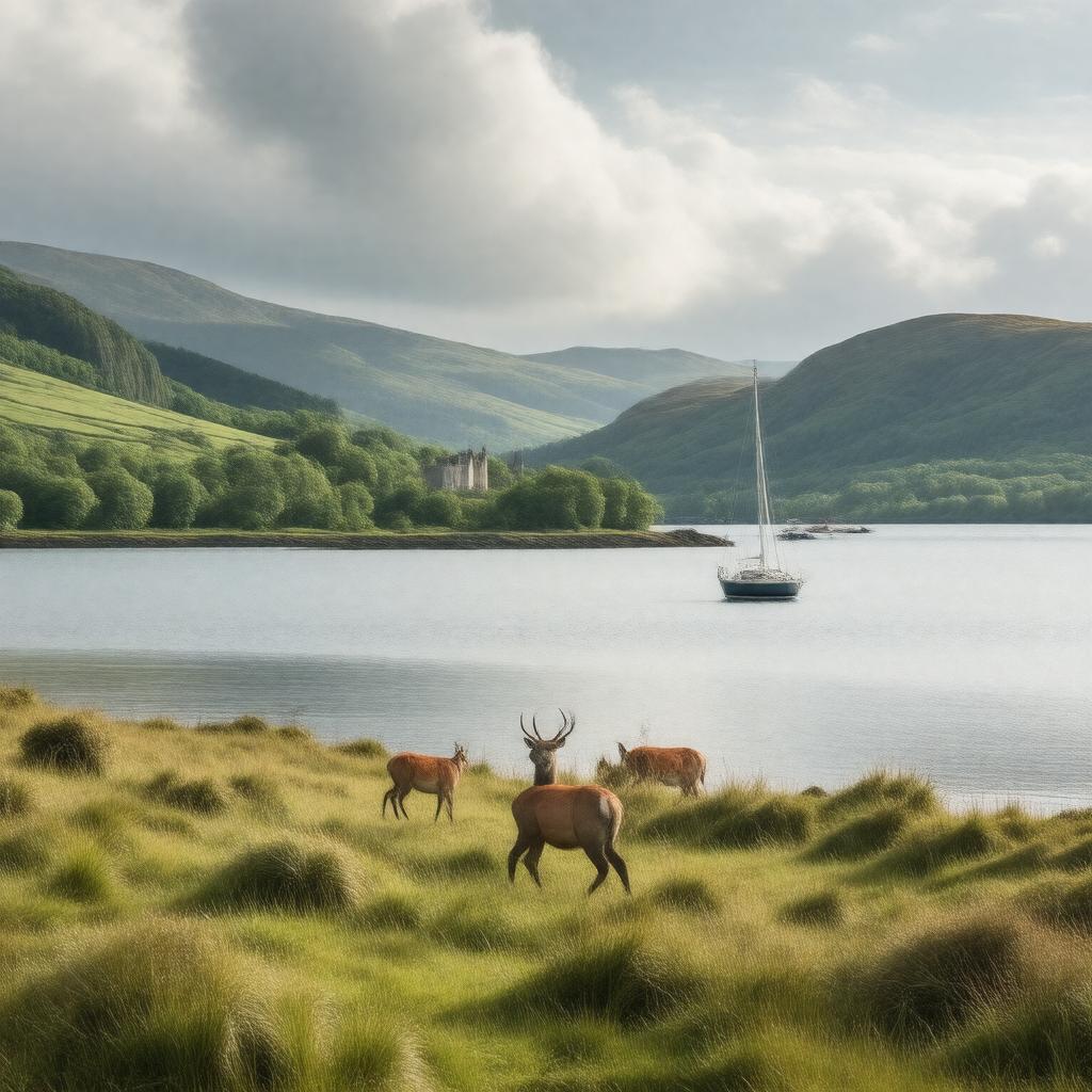 AI-created image of Isle of Bute