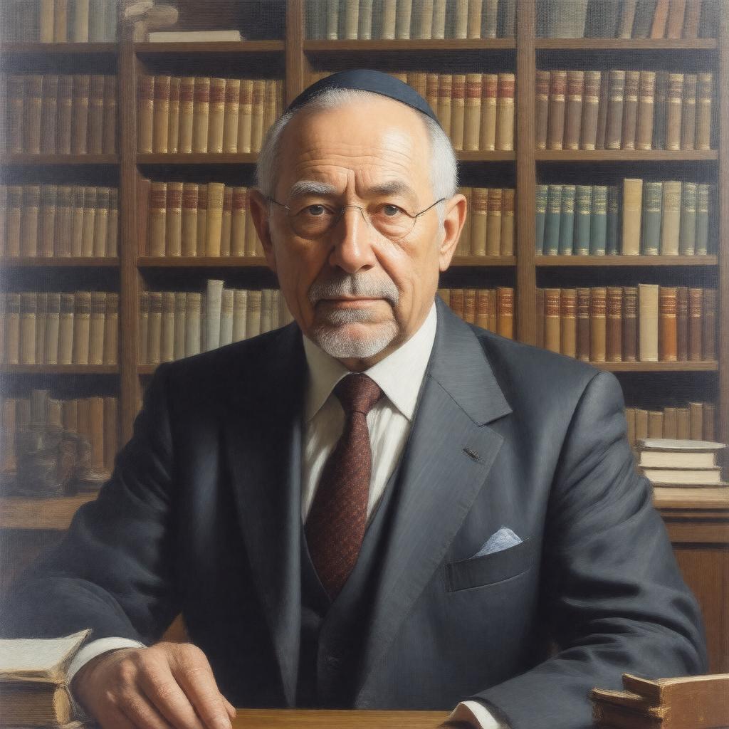 AI-created image of Ismar Schorsch