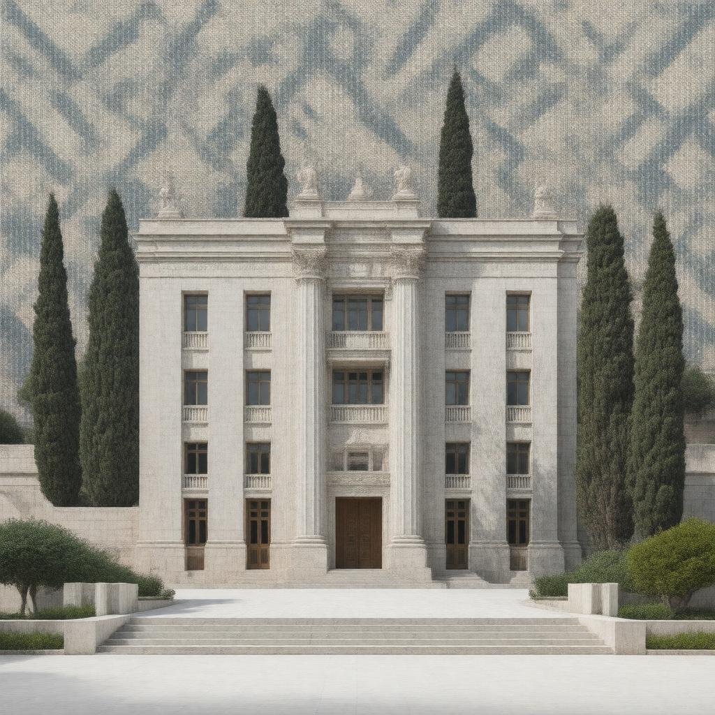 Click to view larger image AI-created image of Israel Academy of Sciences and Humanities