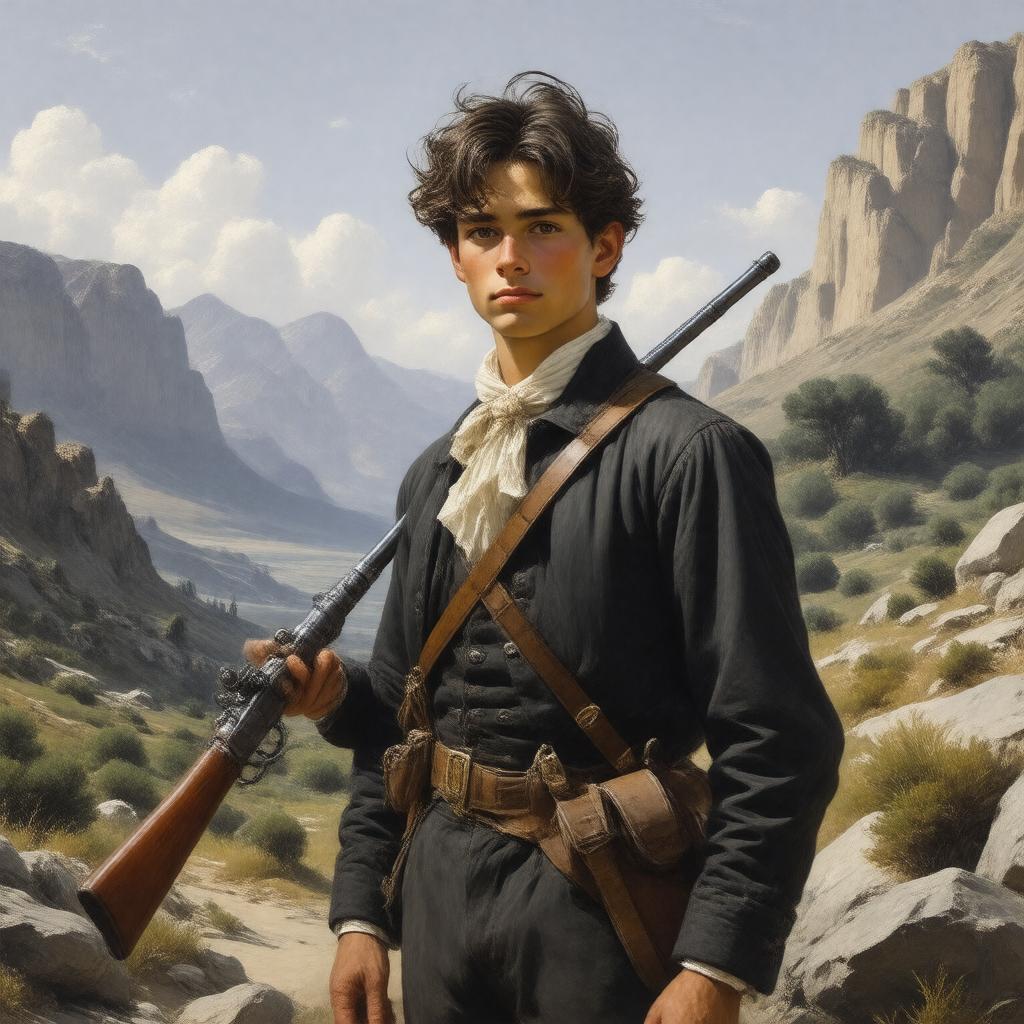 AI-created image of Israel Boone