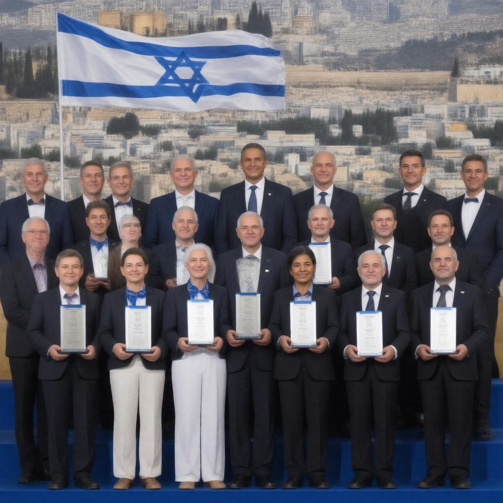 AI-created image of Israel Prize