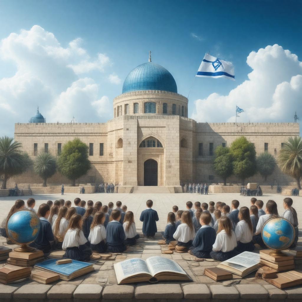 AI-created image of Israeli Ministry of Education