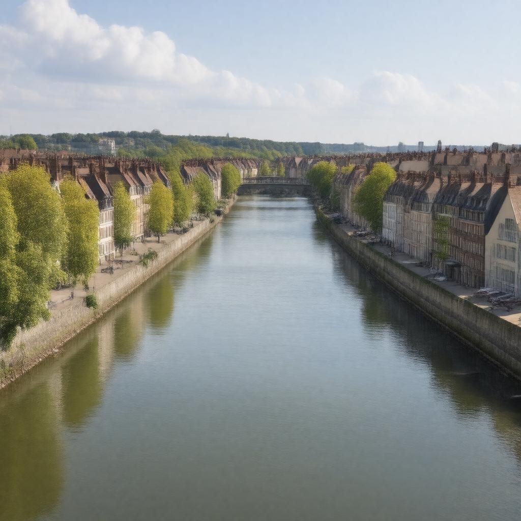 AI-created image of Issy-les-Moulineaux, France