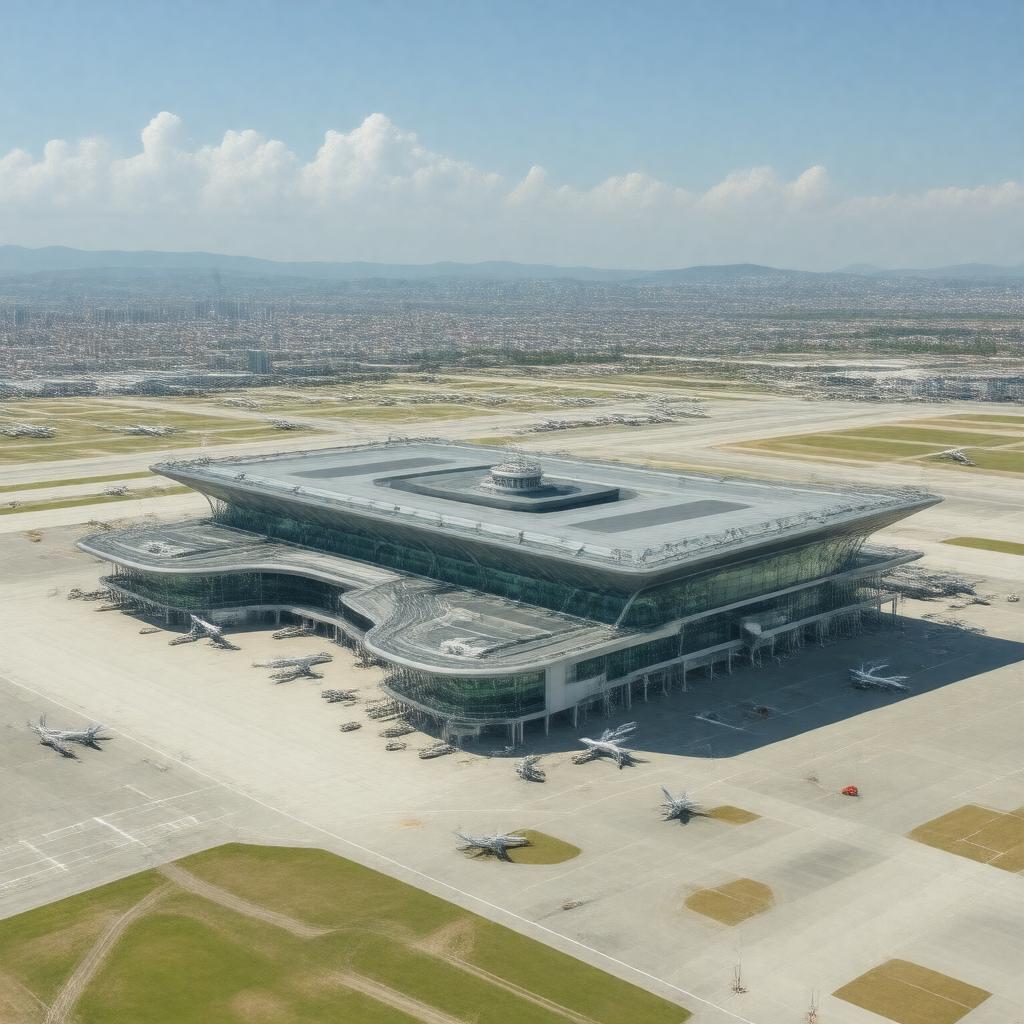 Click to view larger image AI-created image of Istanbul Airport
