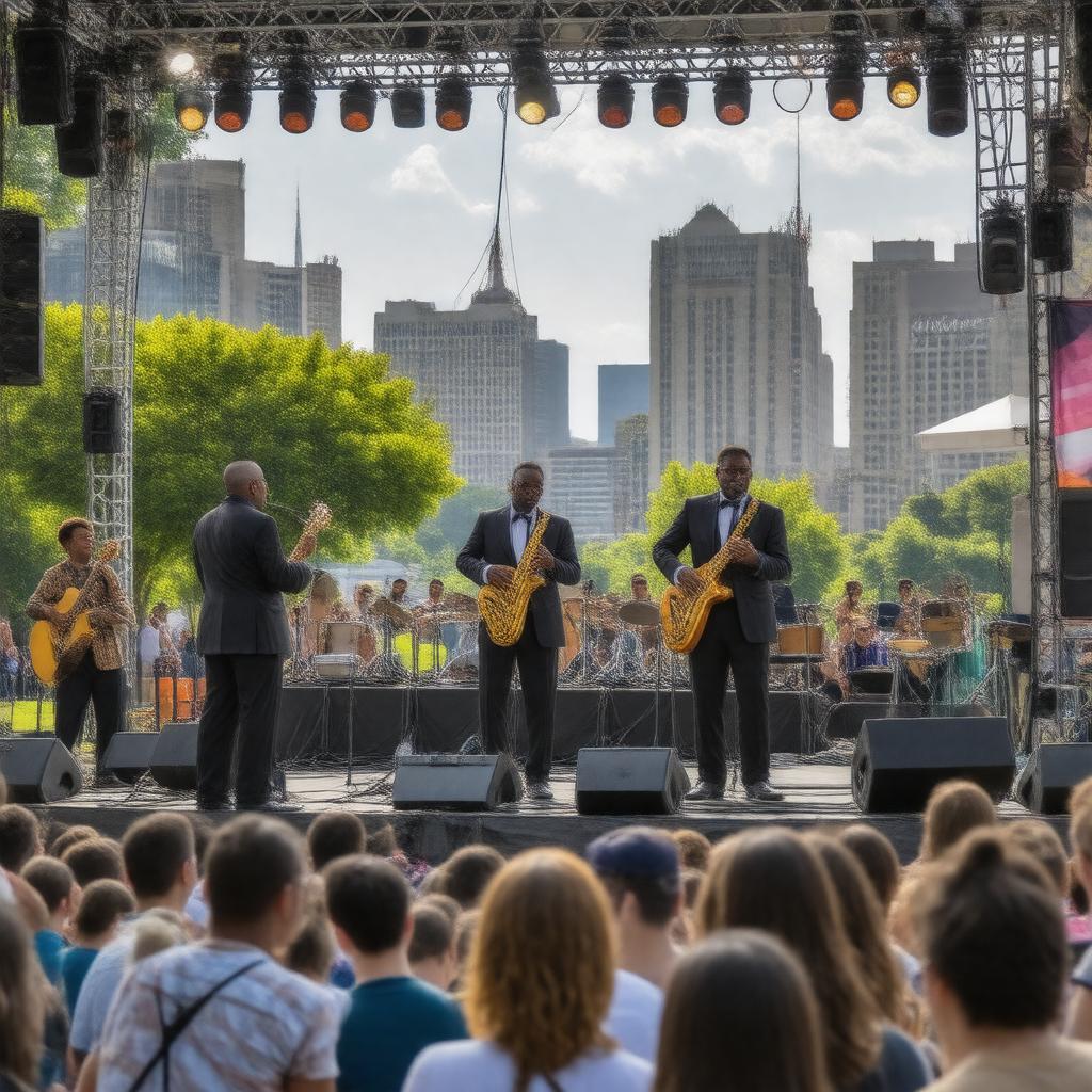 AI-created image of Isthmus Jazz Festival