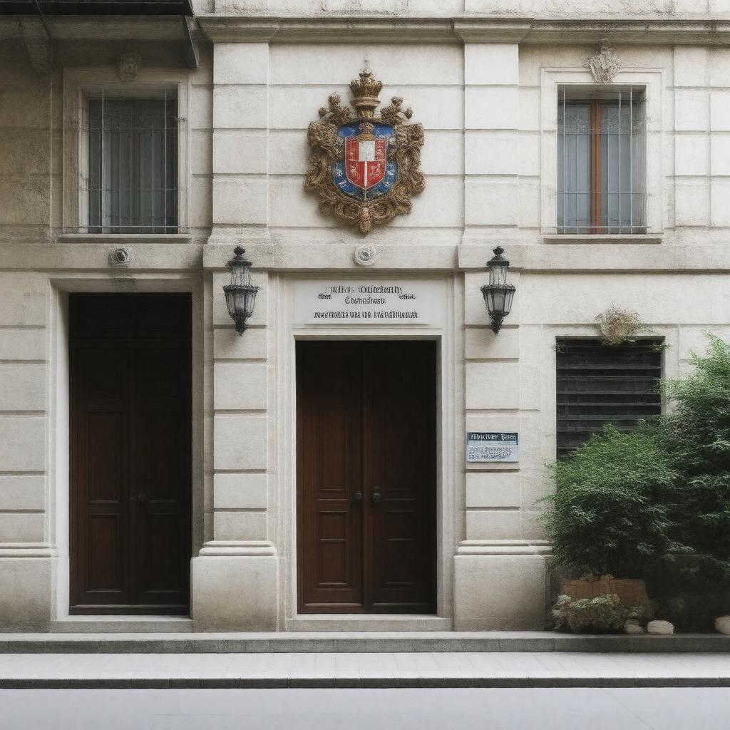 Click to view larger image AI-created image of Italian Consulate