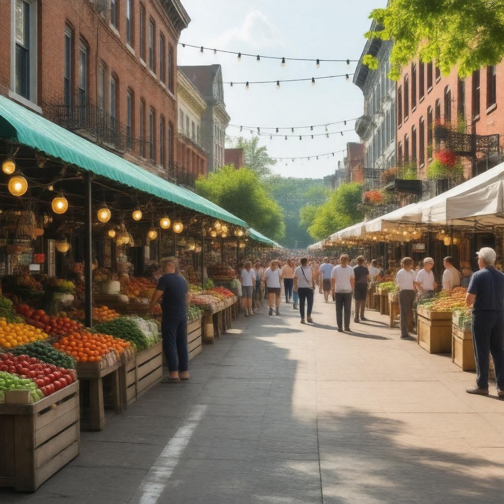 AI-created image of Italian Market
