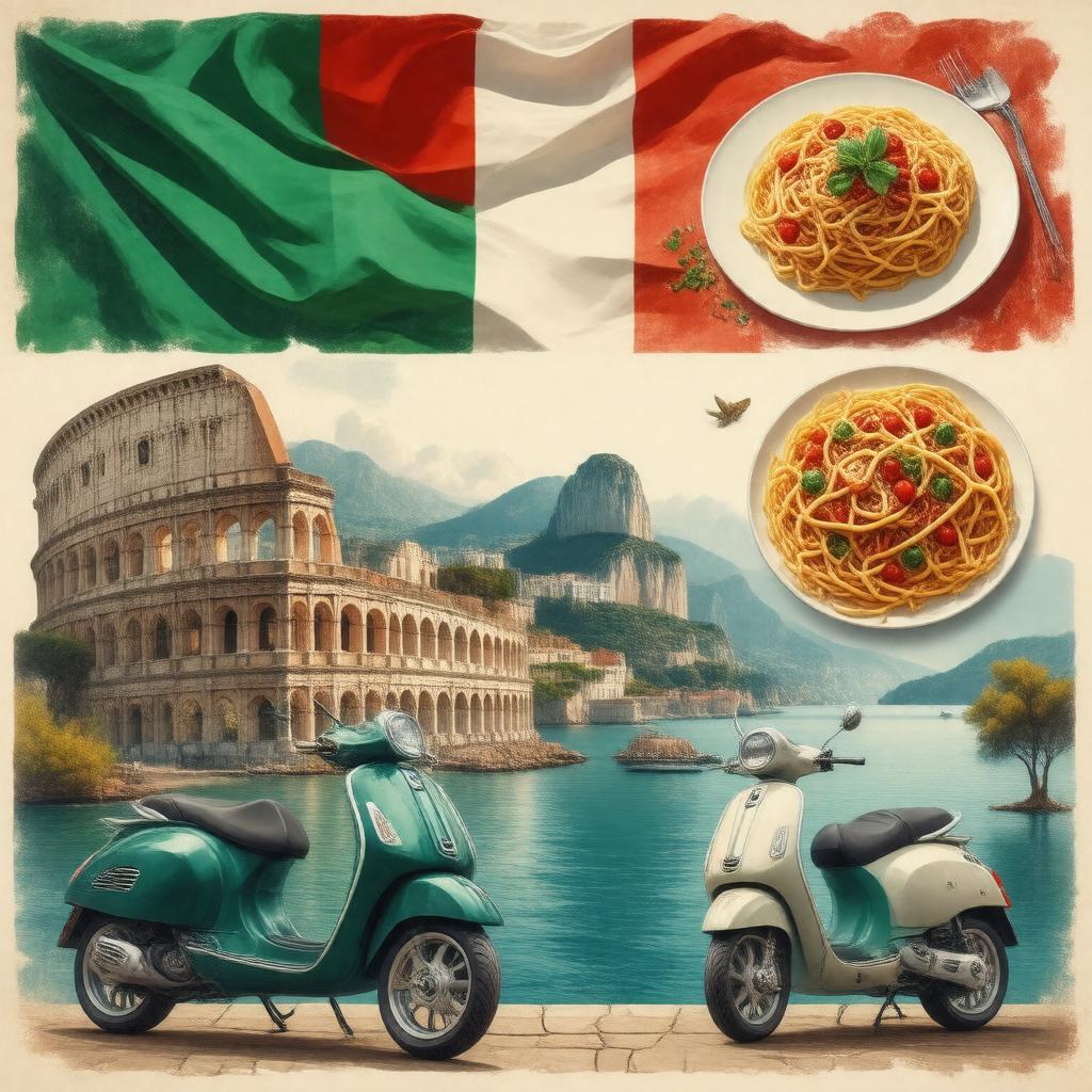 AI-created image of Italian Republic