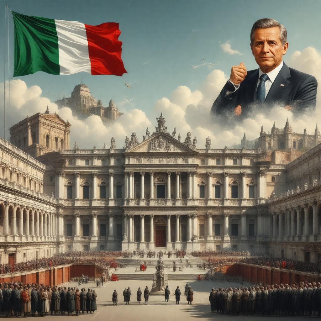 AI-created image of Italian government