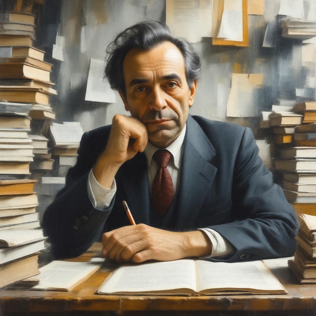 AI-created image of Italo Calvino