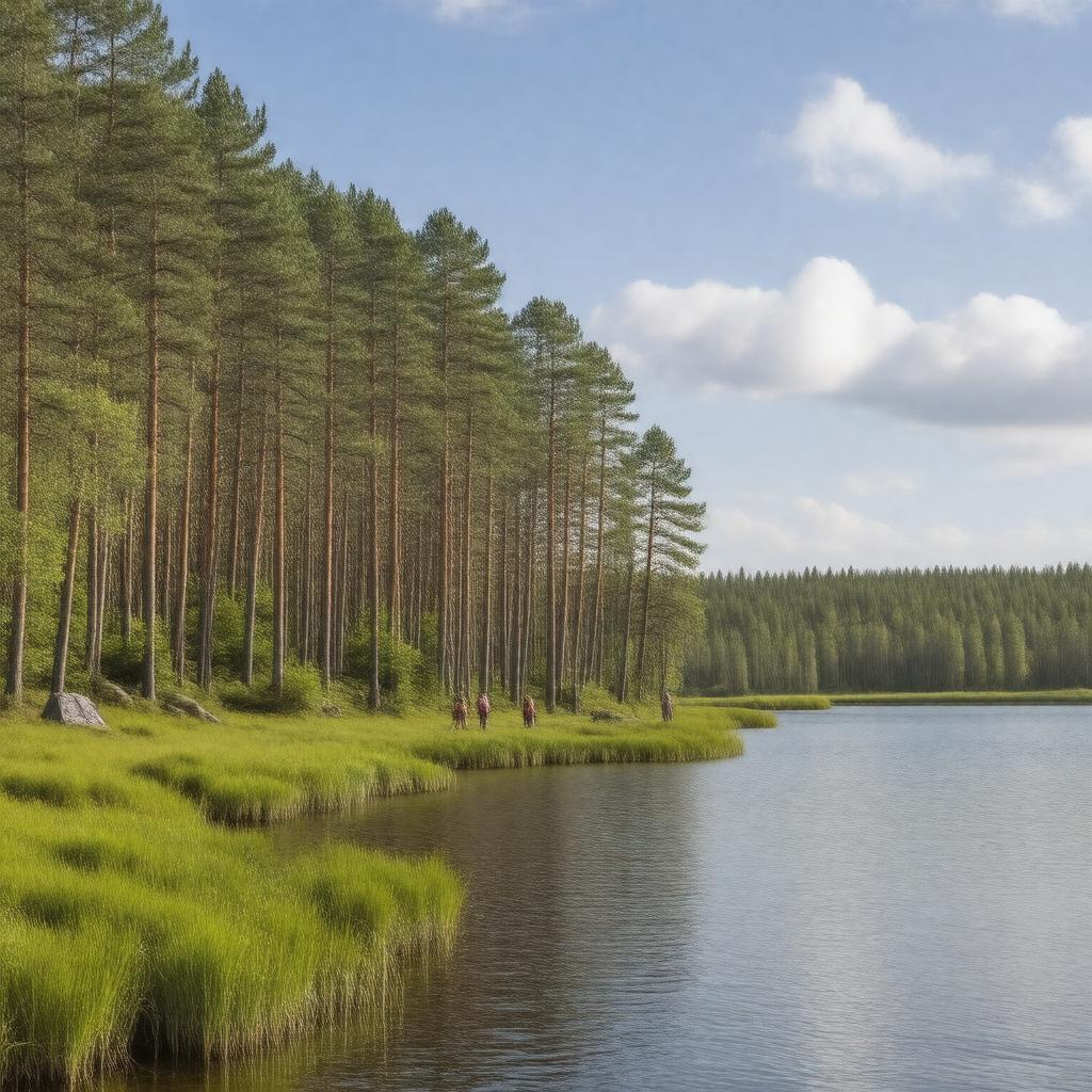 AI-created image of Itasca State Park