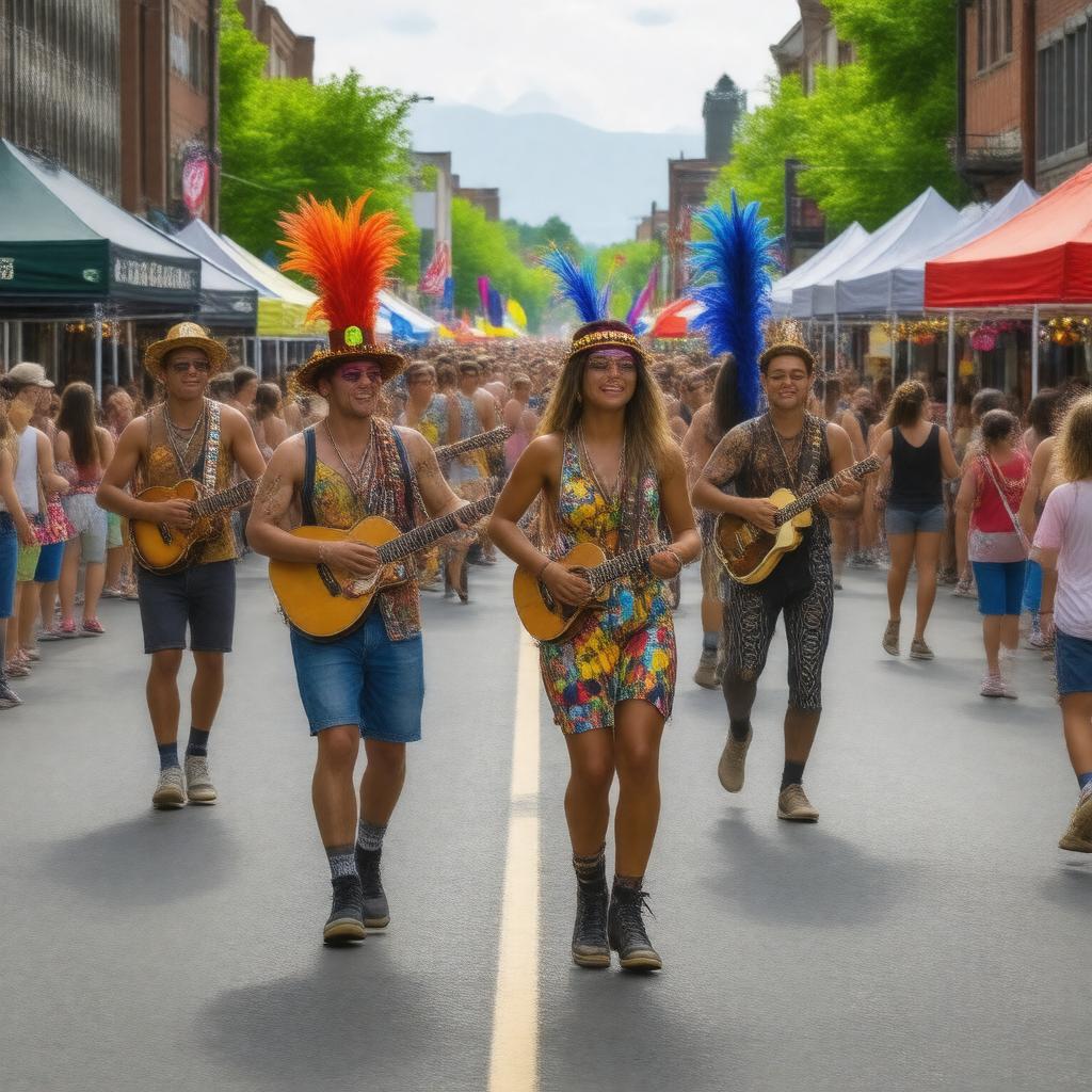 AI-created image of Ithaca Festival