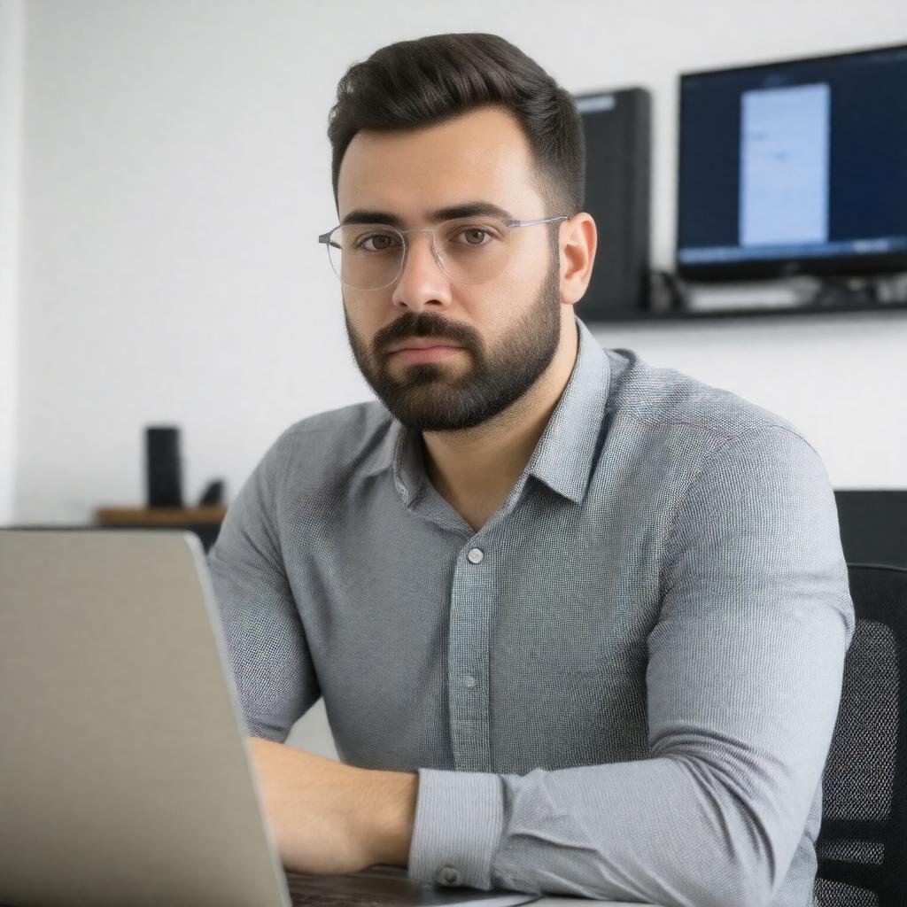 AI-created image of Ivan Krstić