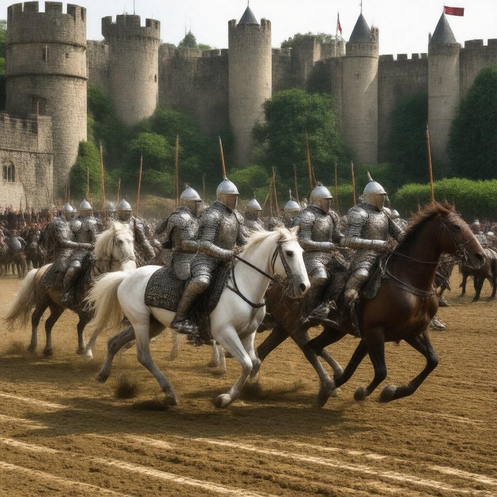 AI-created image of Ivanhoe (1997 TV film)