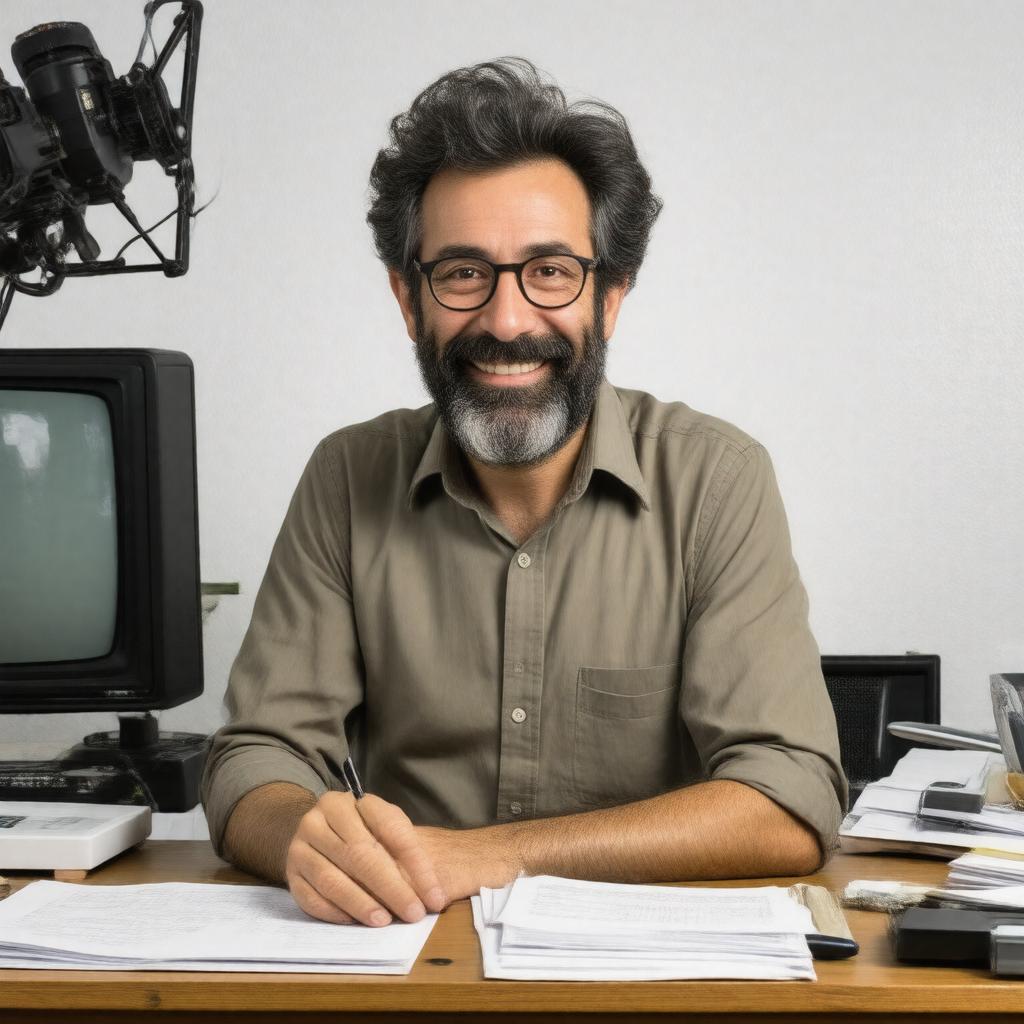 AI-created image of Ivor Baddiel