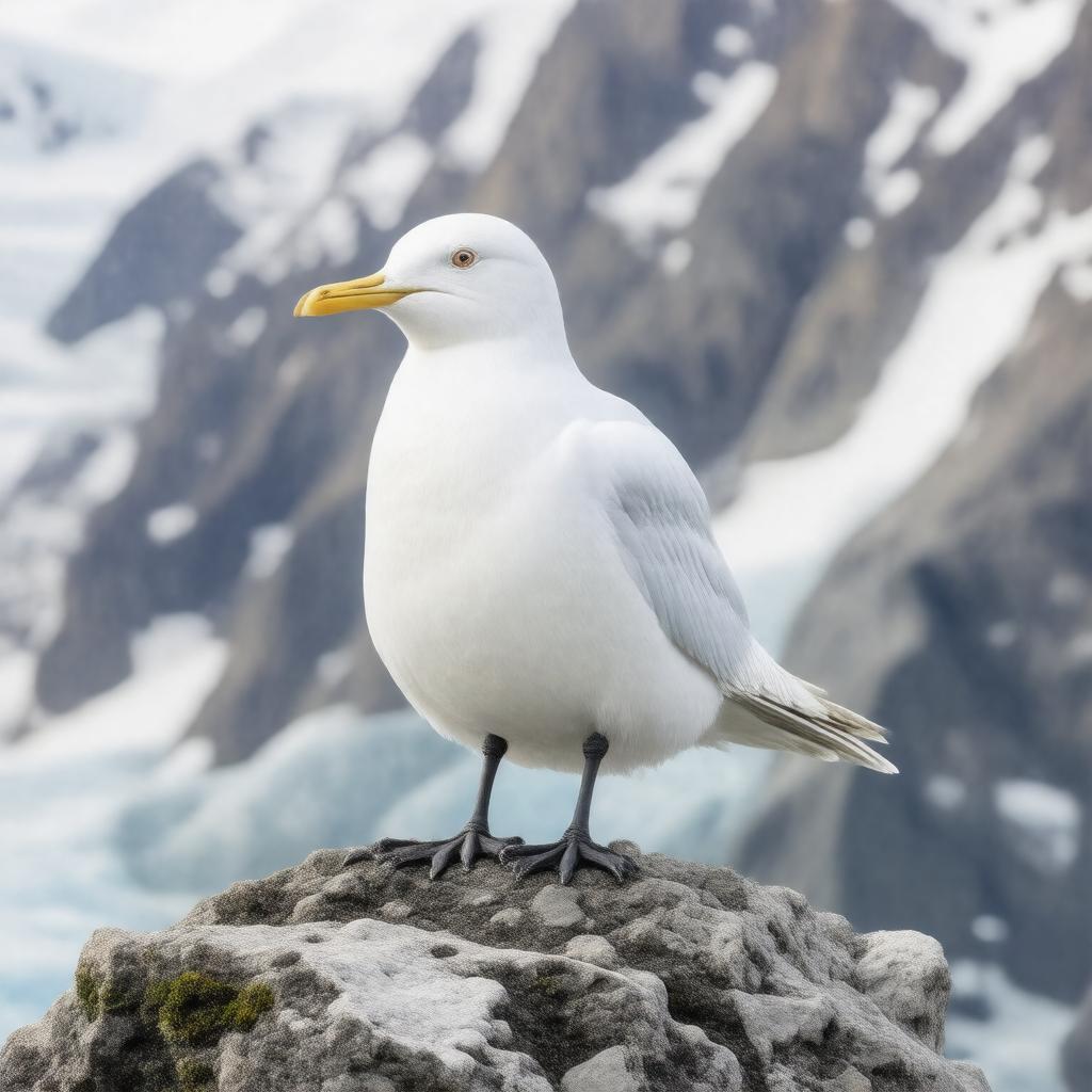 AI-created image of Ivory gull