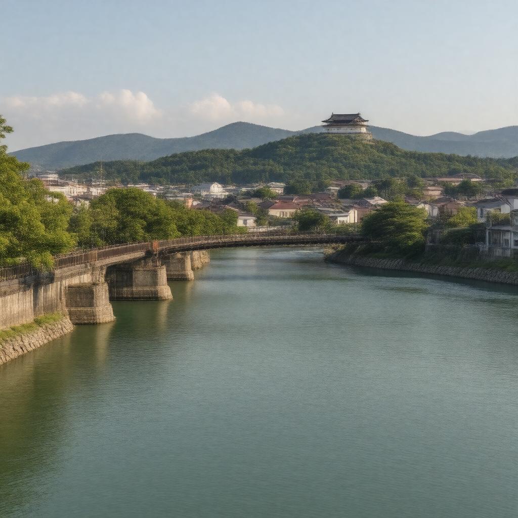 Click to view larger image AI-created image of Iwakuni, Japan