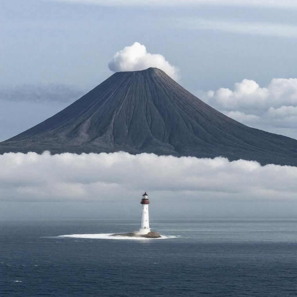 AI-created image of Izalco Volcano