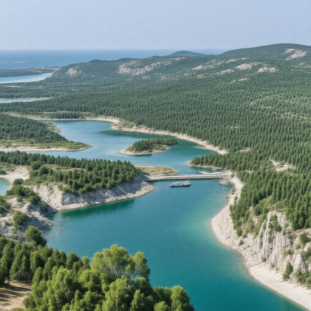 AI-created image of Izmail Bay