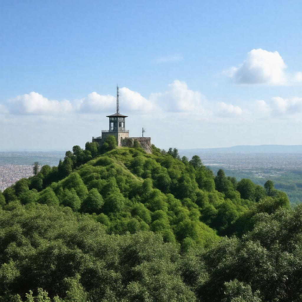 AI-created image of János Hill (527 m)
