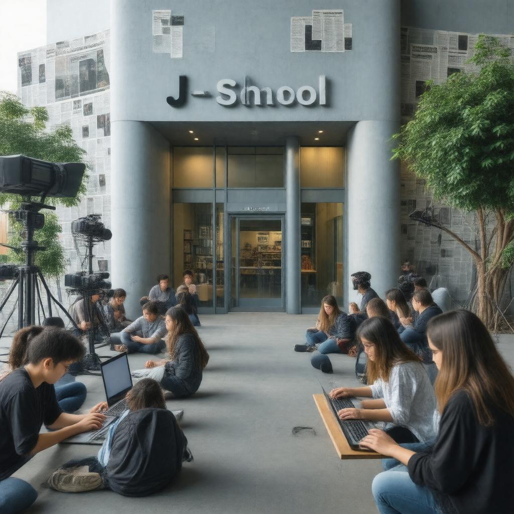 AI-created image of J-School