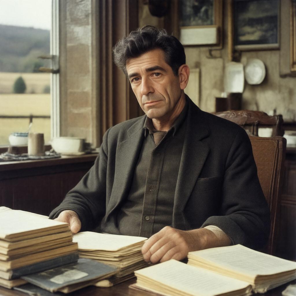 AI-created image of J.D. Salinger