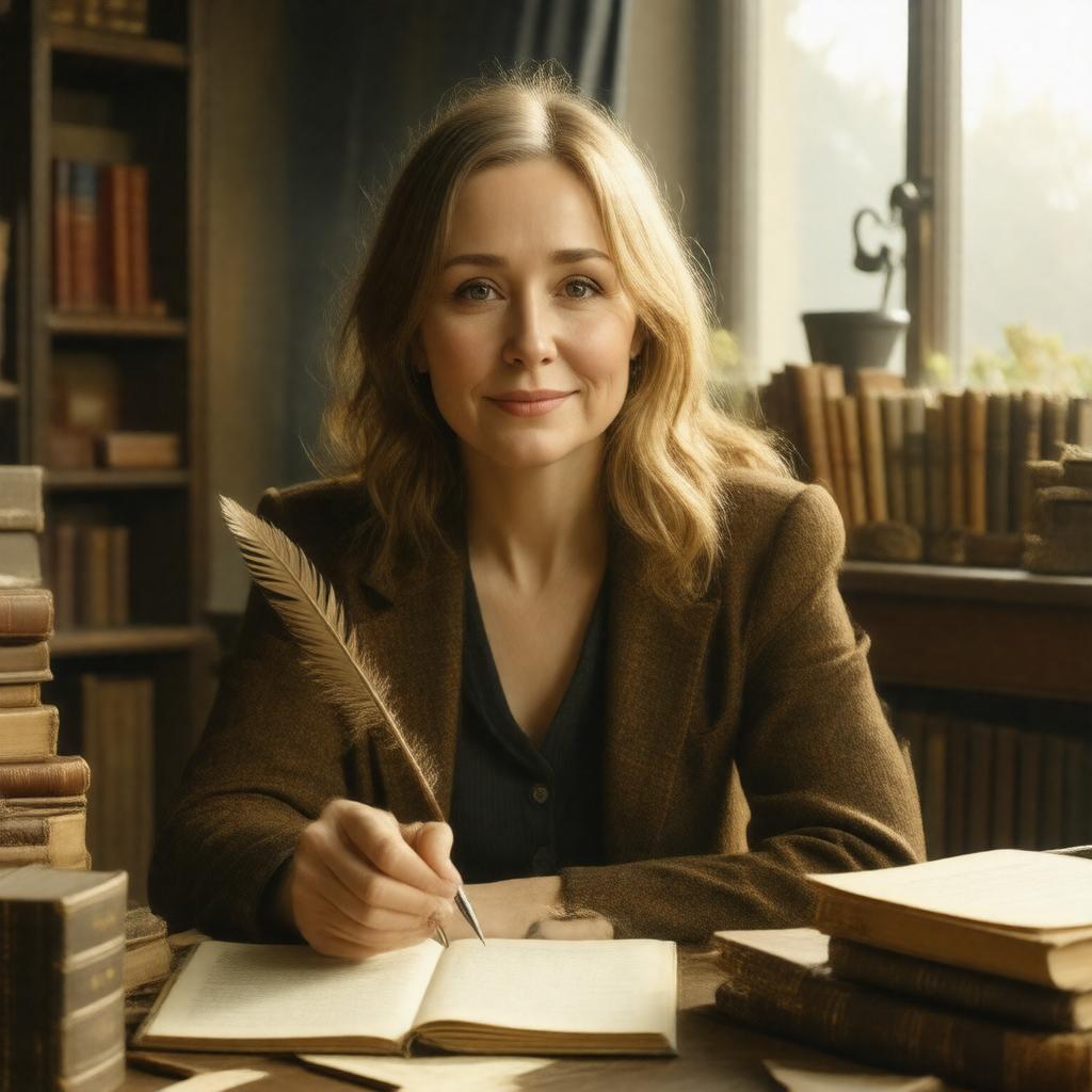 AI-created image of J.K. Rowling