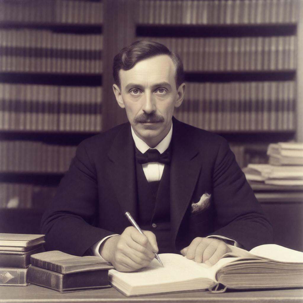 AI-created image of J.M. Barrie