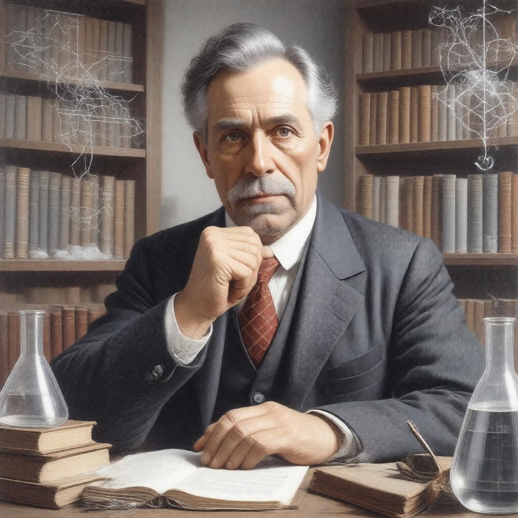 AI-created image of J. B. S. Haldane