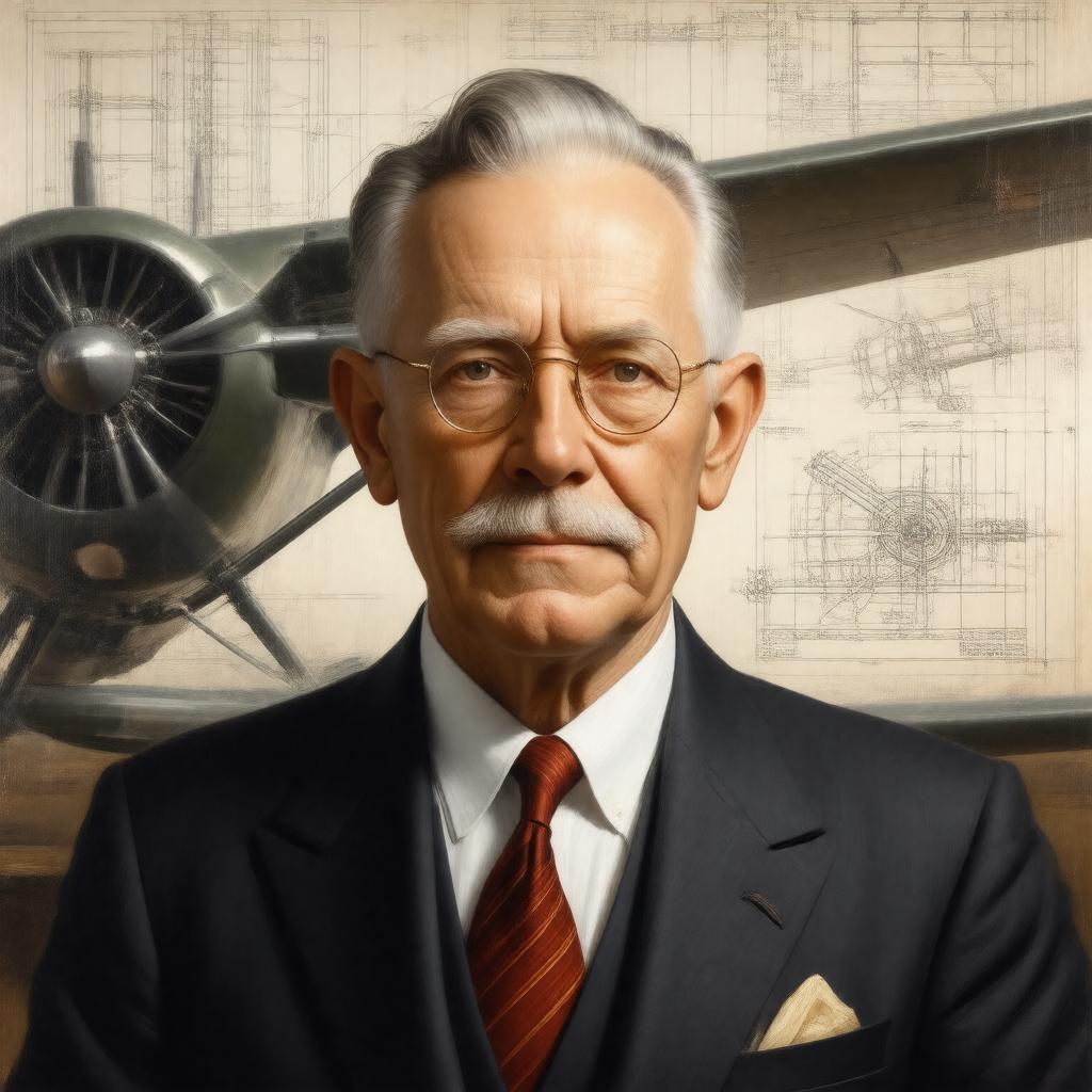 AI-created image of J. C. Hunsaker