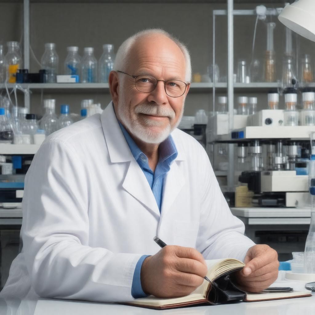 AI-created image of J. Craig Venter