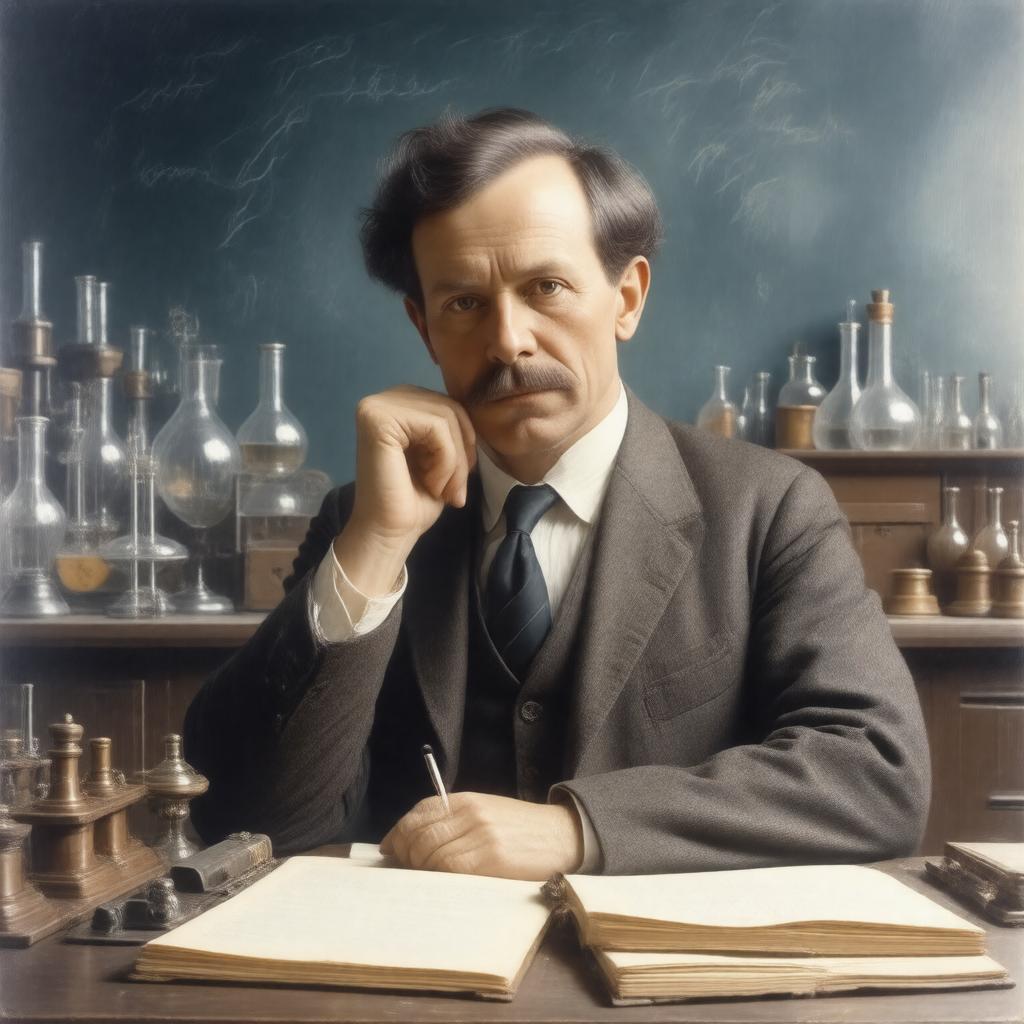 AI-created image of J. J. Thomson