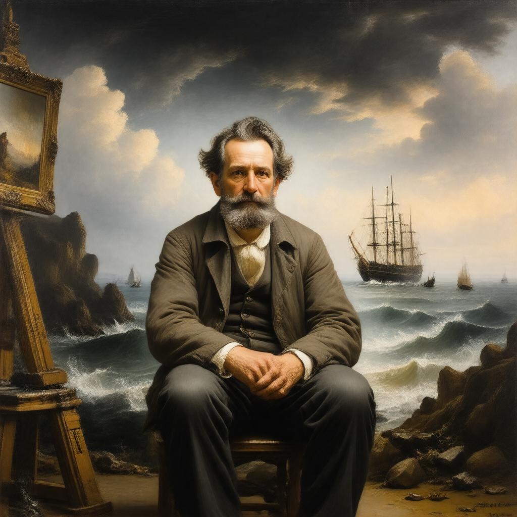 AI-created image of J. M. W. Turner