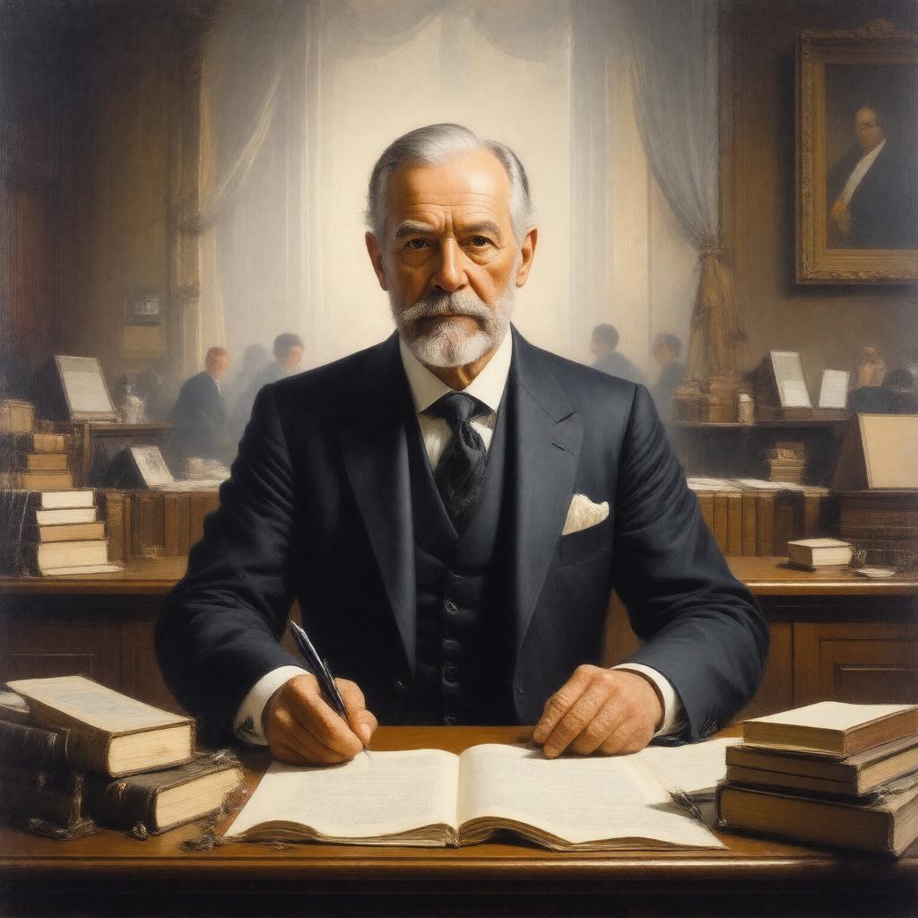 AI-created image of J. P. Morgan