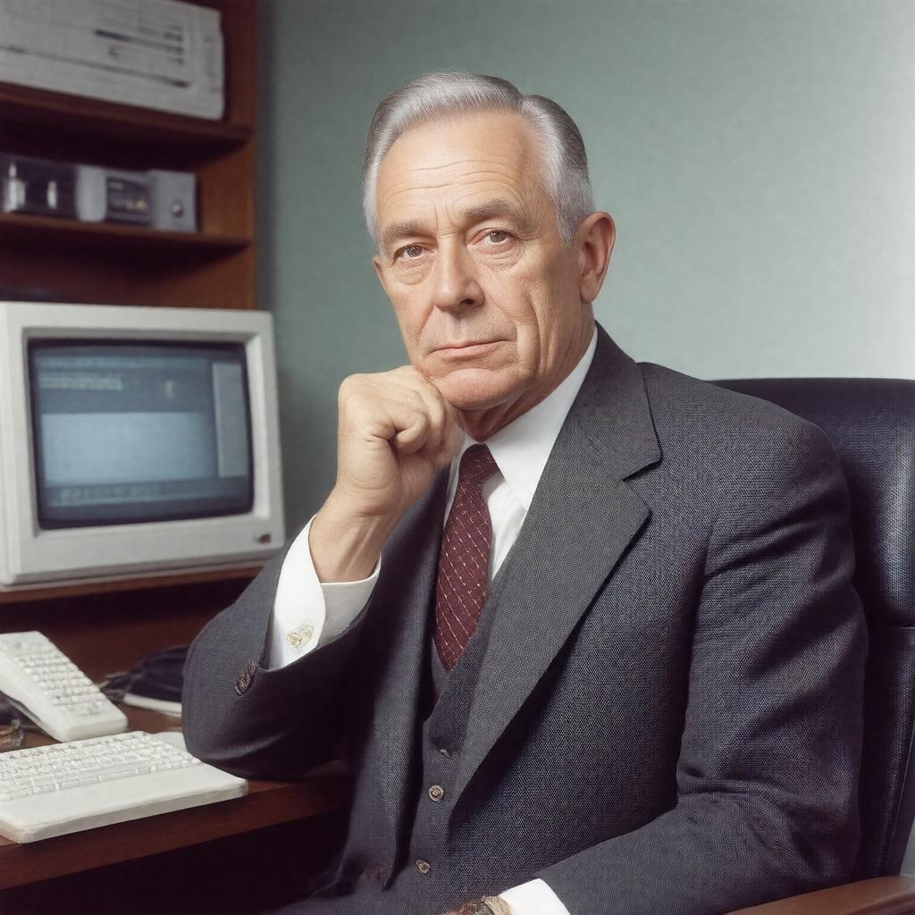 AI-created image of J. Presper Eckert