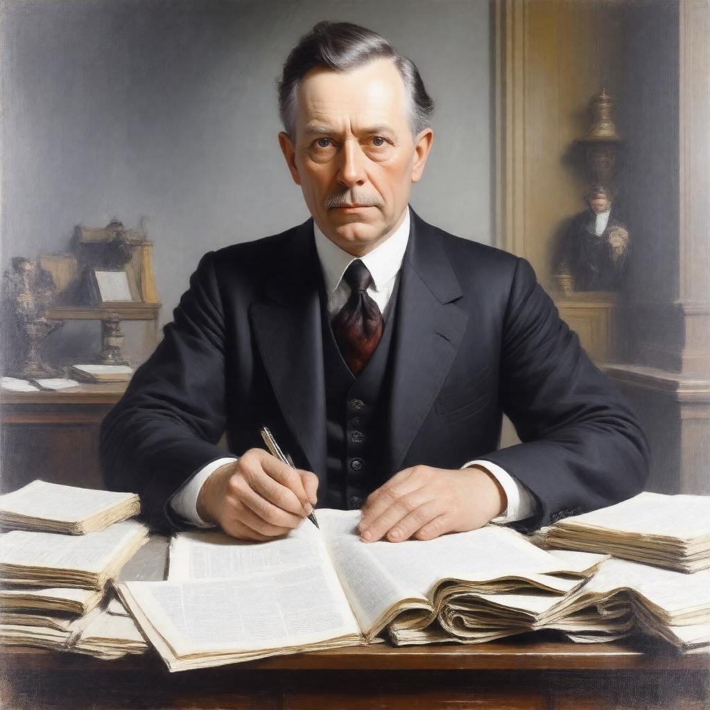 Click to view larger image AI-created image of J. R. Campbell