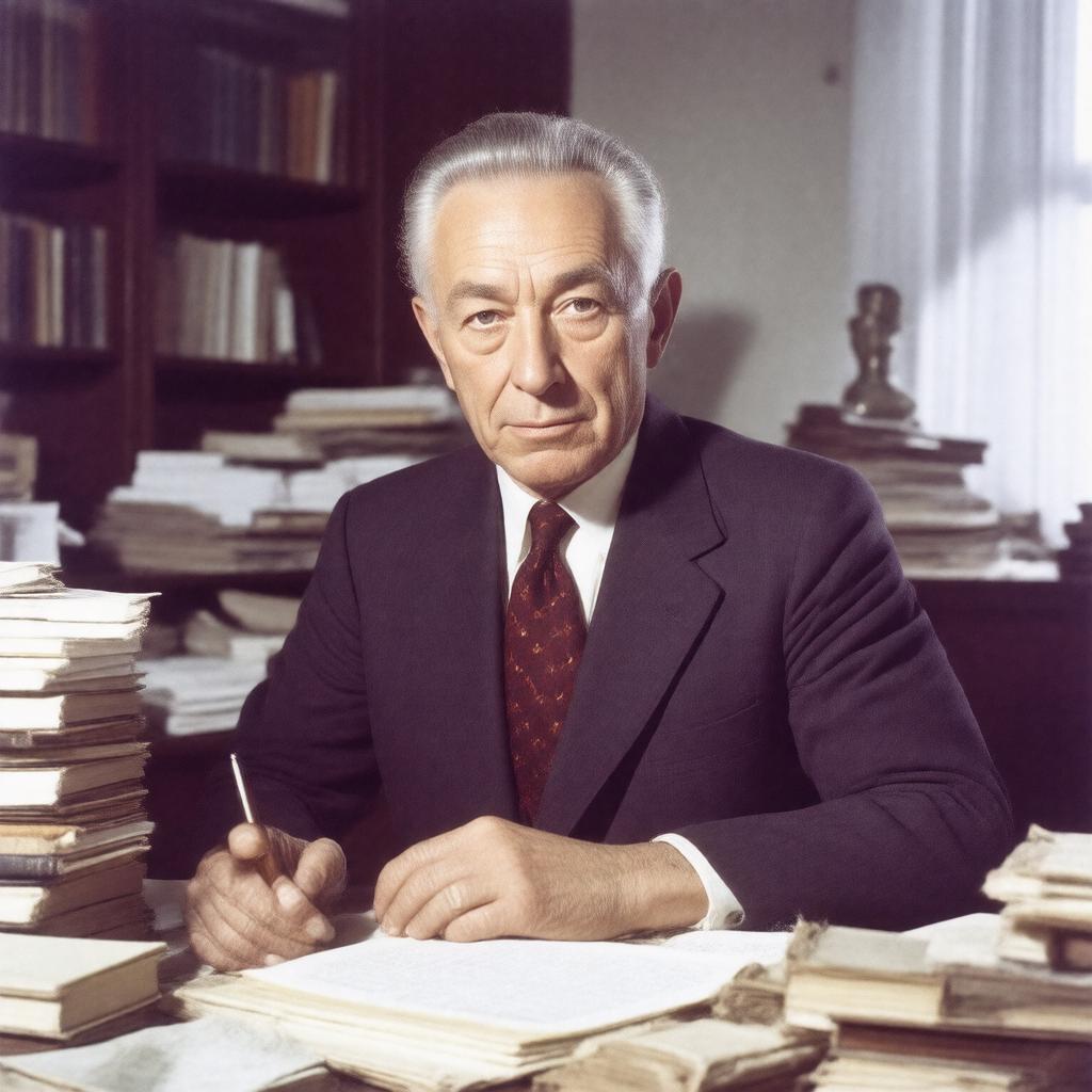 AI-created image of J. R. Oppenheimer