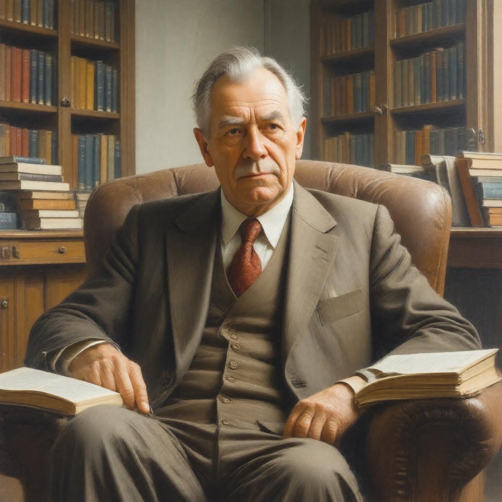 AI-created image of J. R. R. Tolkien