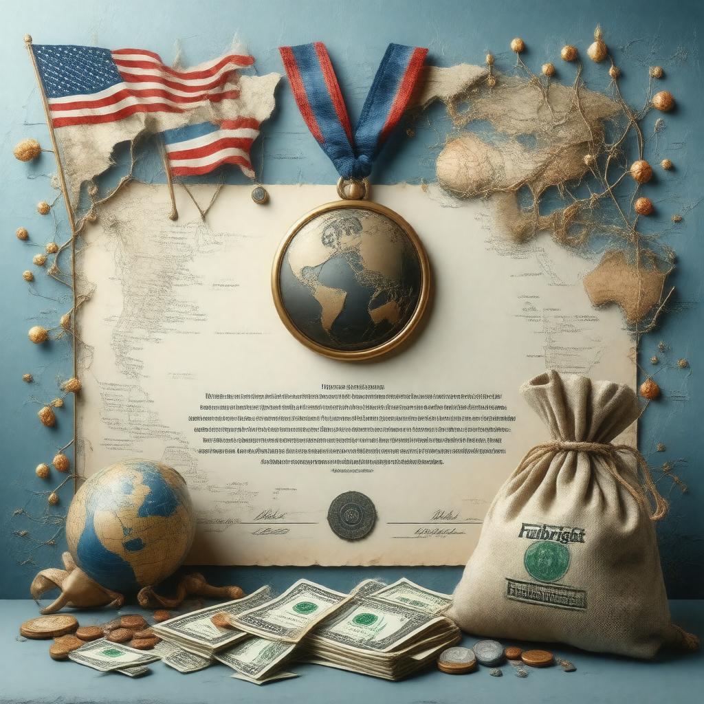 AI-created image of J. William Fulbright Prize for International Understanding