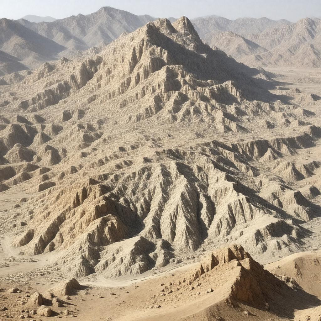 AI-created image of Jabal al-Druze